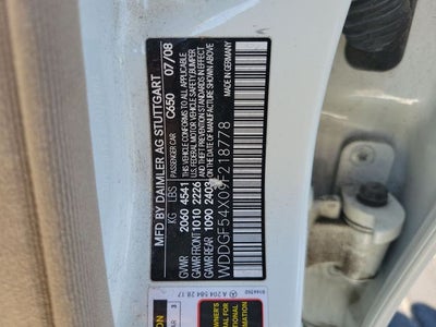 2009 Mercedes-Benz C-Class C 300 Sport