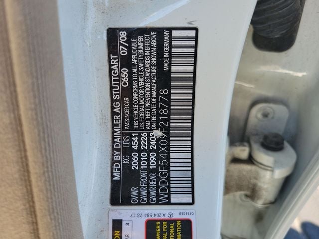 2009 Mercedes-Benz C-Class C 300 Sport