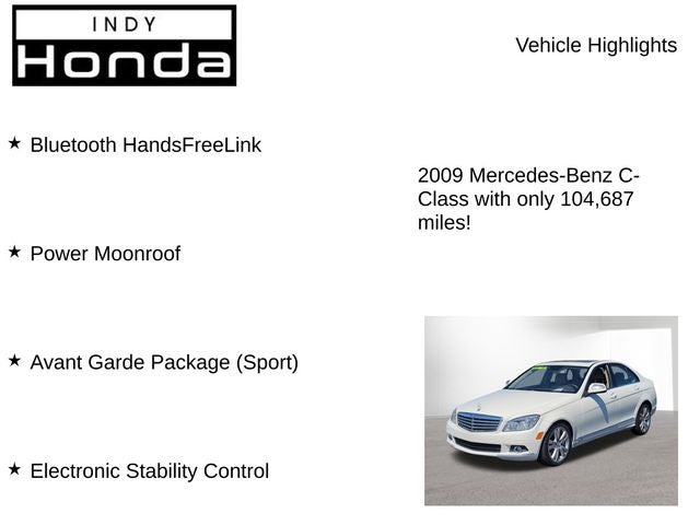 2009 Mercedes-Benz C-Class C 300 Sport