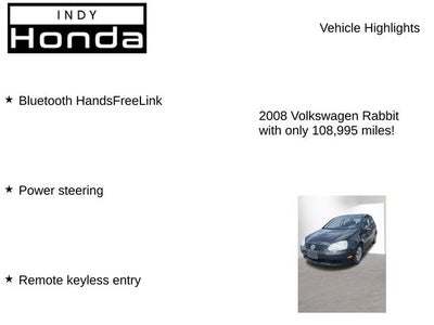2008 Volkswagen Rabbit S