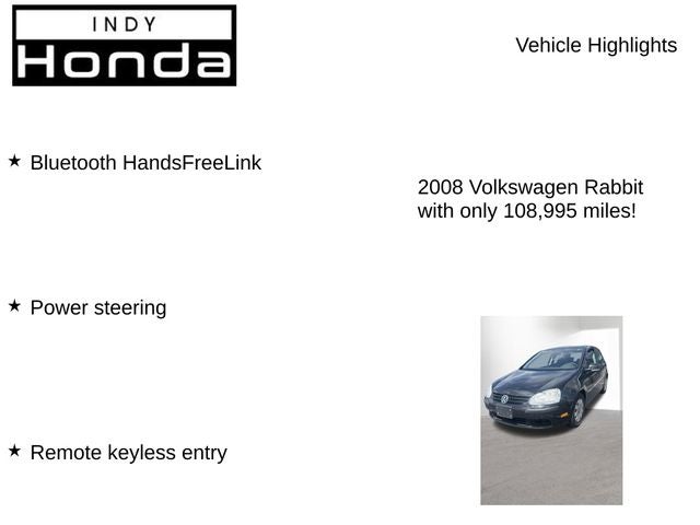 2008 Volkswagen Rabbit S