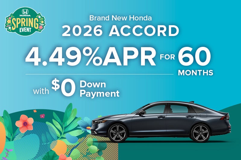Brand New 2026 Honda ACCORD