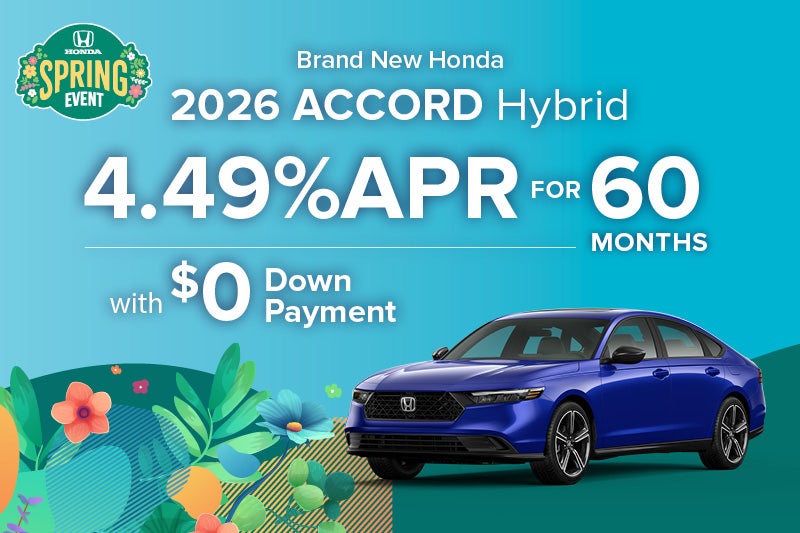 Brand New 2026 Honda ACCORD Hybrid