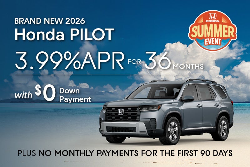 Brand New 2026 Honda Pilot