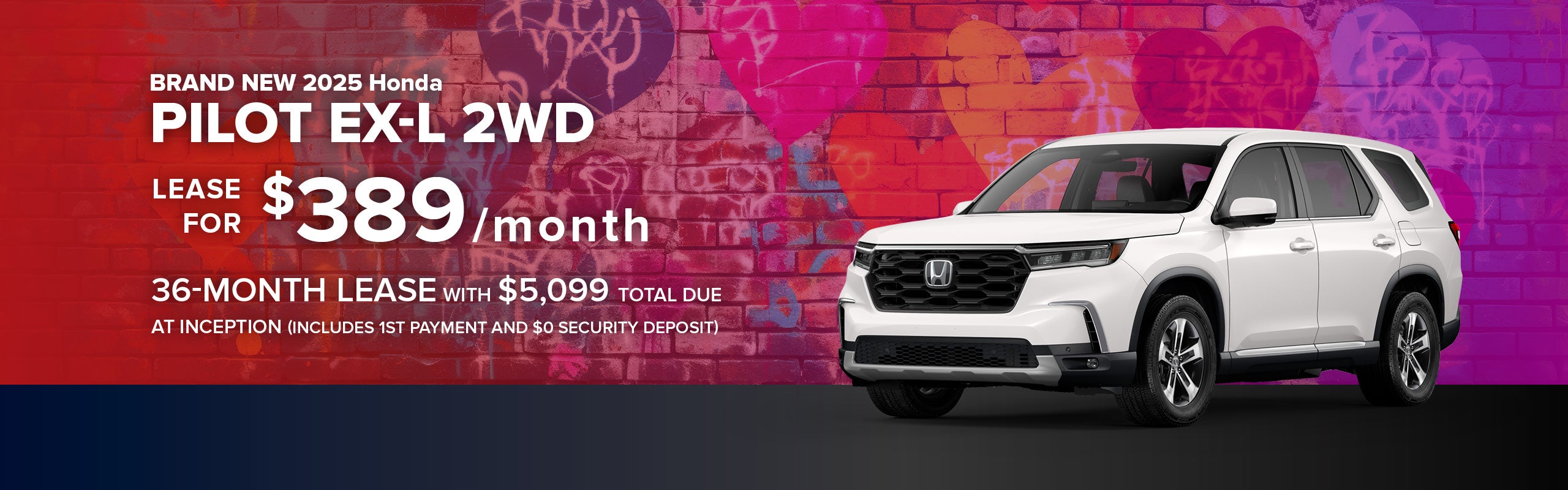 BRAND NEW 2025 Honda Pilot EX-L 2WD