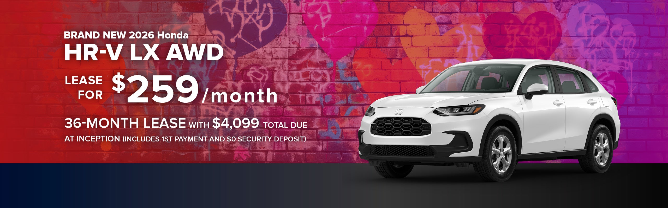 BRAND NEW 2026 Honda HR-V LX AWD