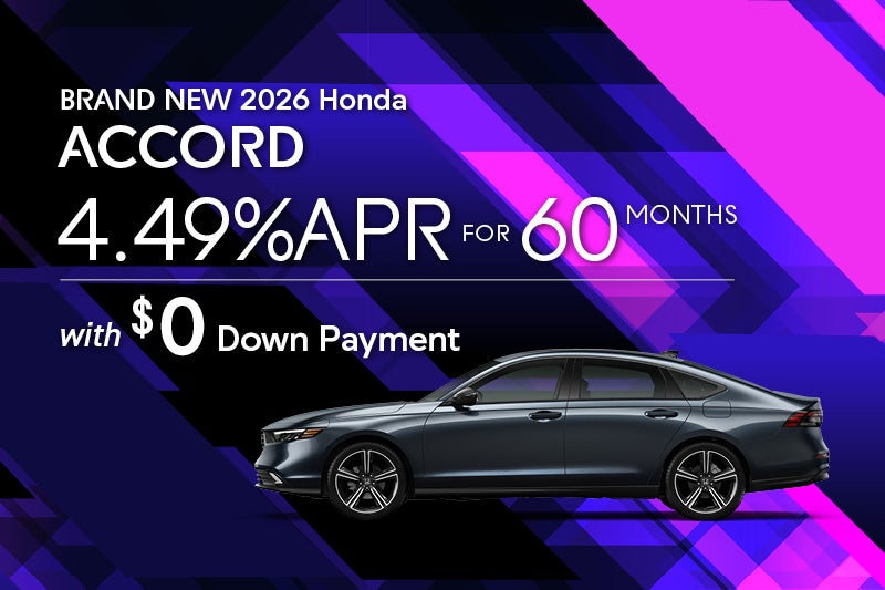 Brand New 2026 Honda ACCORD 