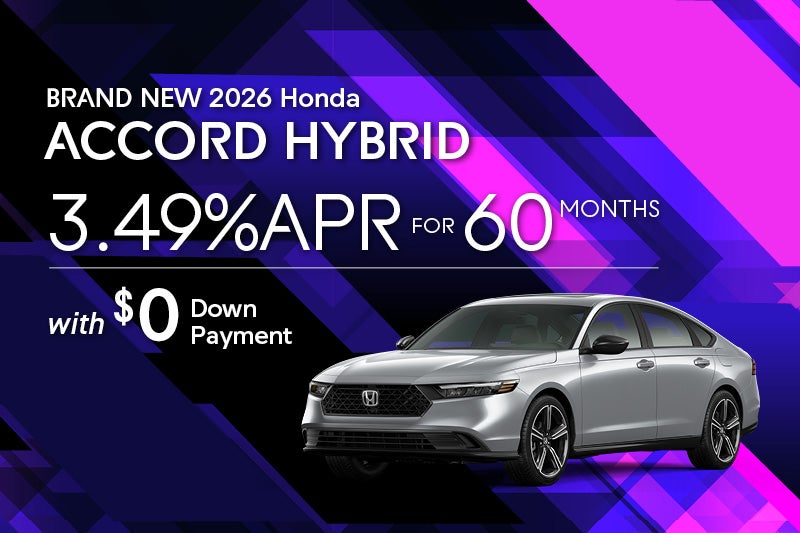 Brand New 2026 Honda ACCORD Hybrid