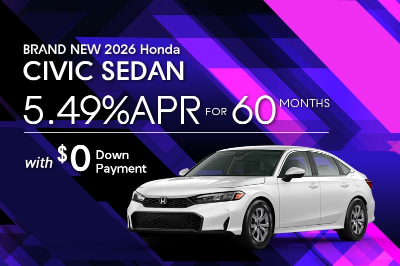 Brand New 2026 Honda CIVIC Sedan