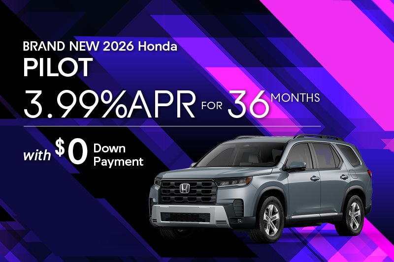 Brand New 2026 Honda PILOT