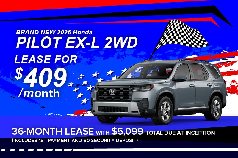Brand New 2026 Honda Pilot AWD EX-L
