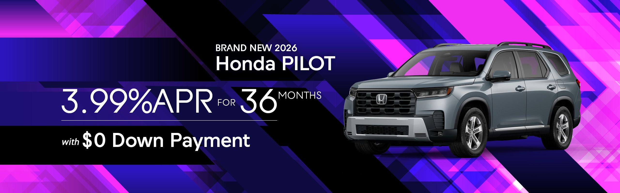 Brand New 2026 Honda PILOT
