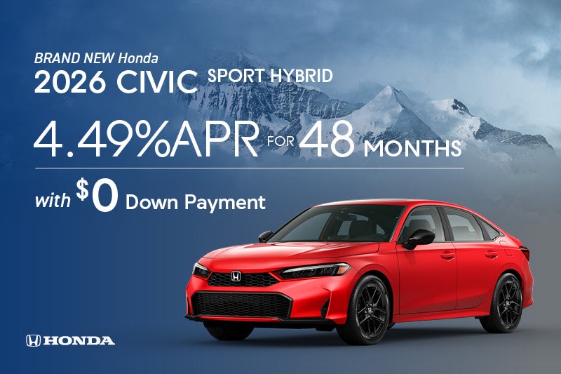 Brand New 2026 Honda Civic Hybrid