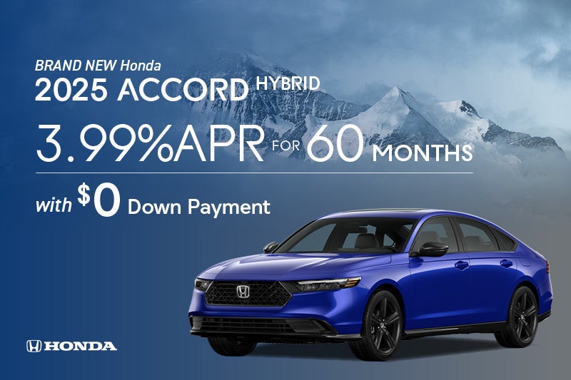 Brand New 2025 Honda Accord Hybrid