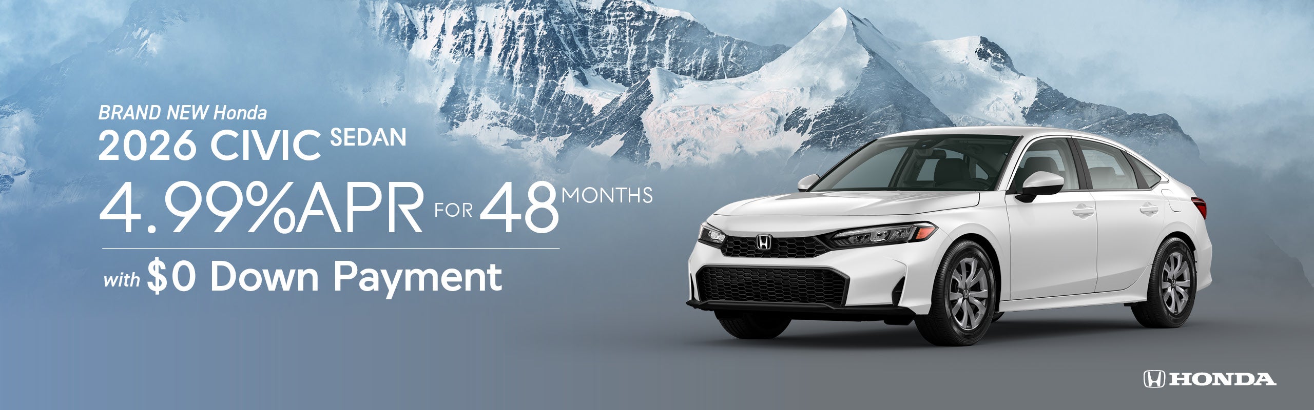 Brand New 2026 Honda Civic