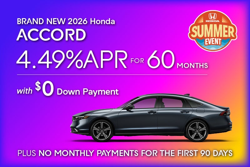 Brand New 2026 Honda Accord Sedan