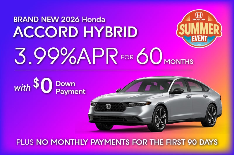 Brand New 2026 Honda Accord Hybrid