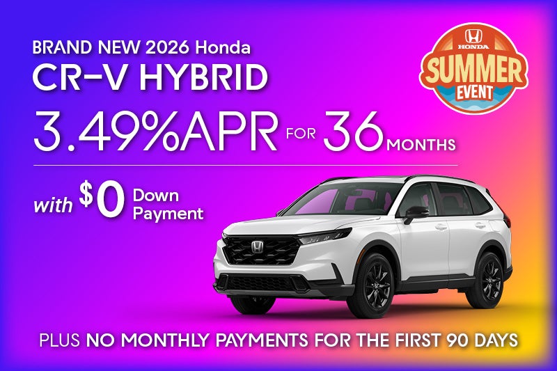 Brand New 2026 Honda CR-V Hybrid