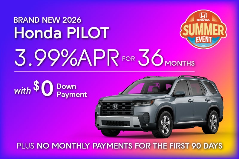 Brand New 2026 Honda Pilot