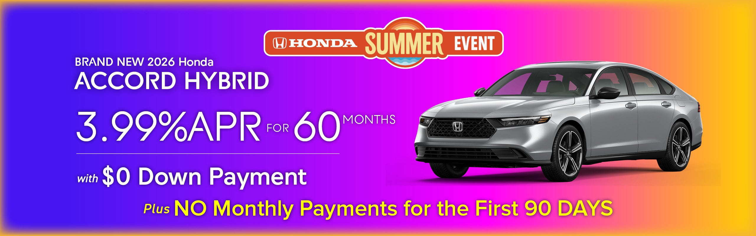 Brand New 2026 Honda Accord Hybrid