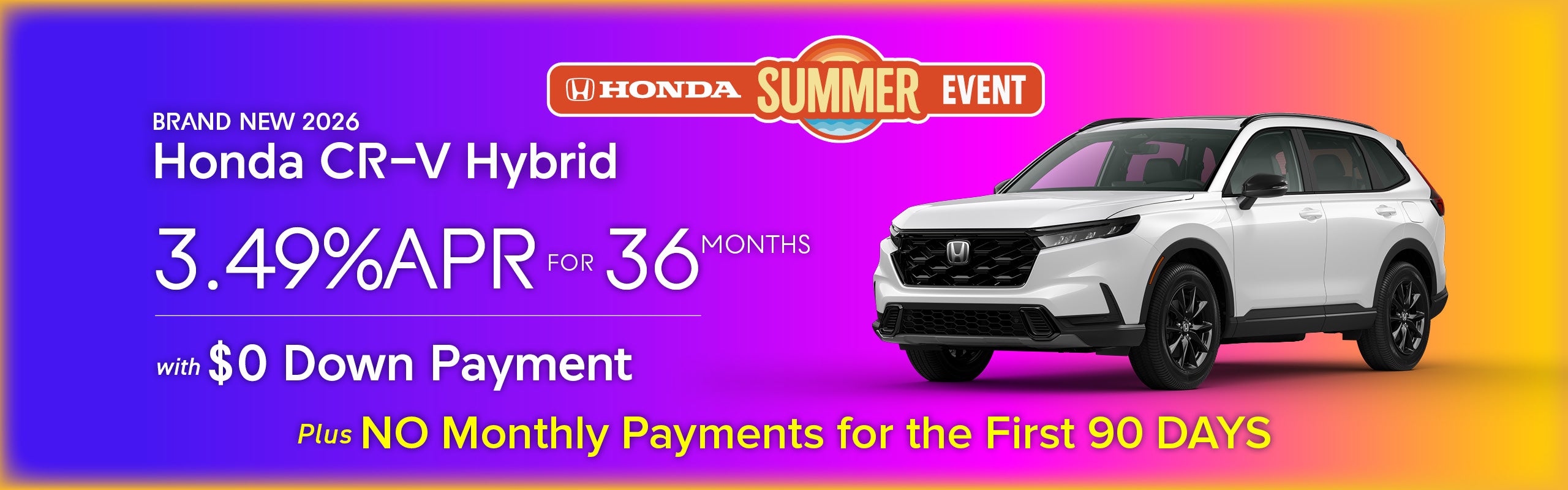 Brand New 2026 Honda CR-V Hybrid
