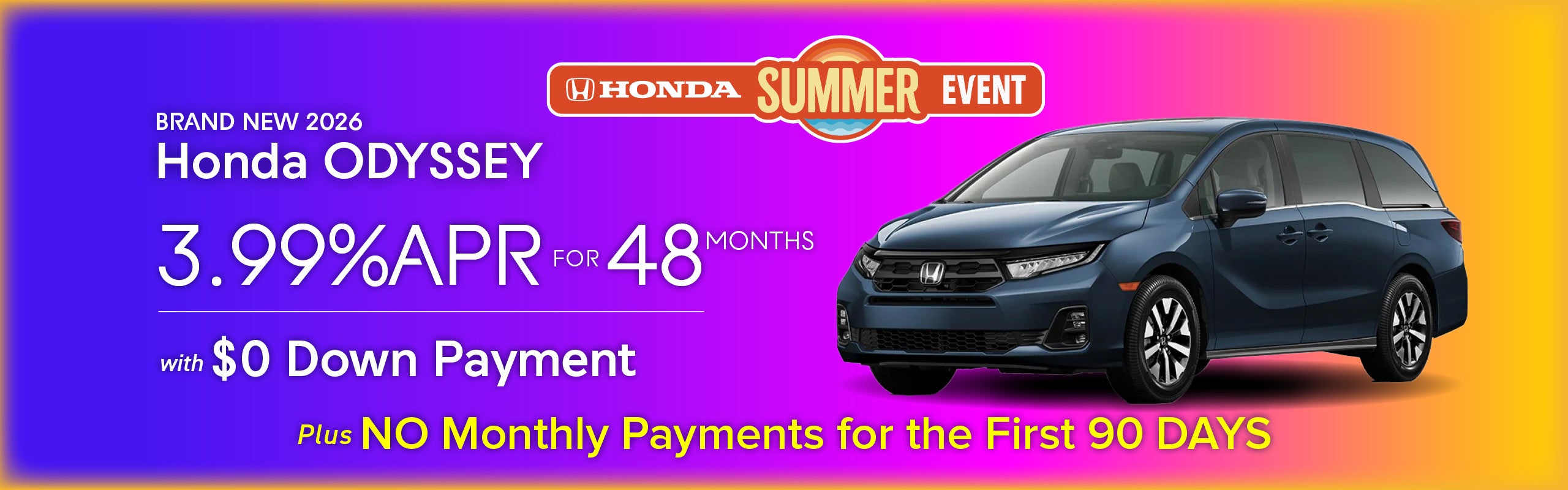 Brand New 2027 Honda Odyssey